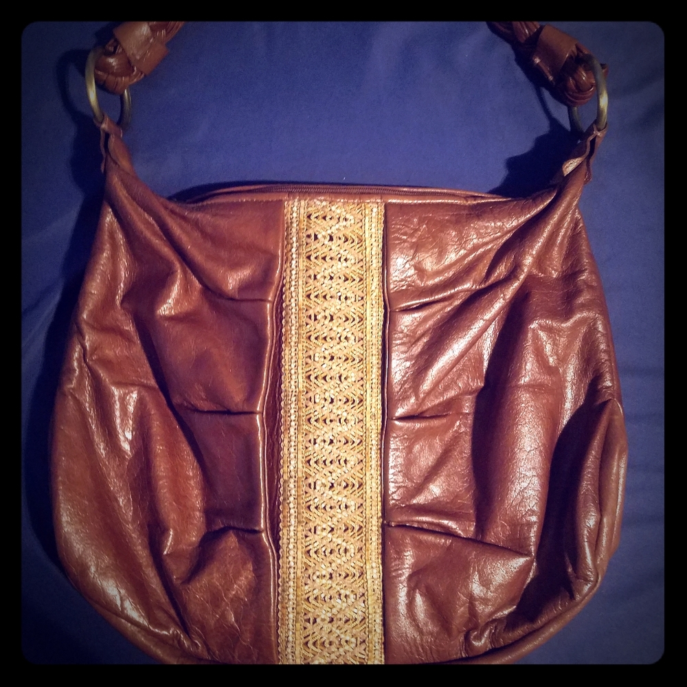 Elaine Turner Brown Leather purse